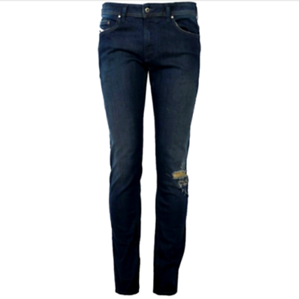 ~NEW~ Men's Diesel Thavar-XP R4LN8 Jeans - Dark Blue Denim